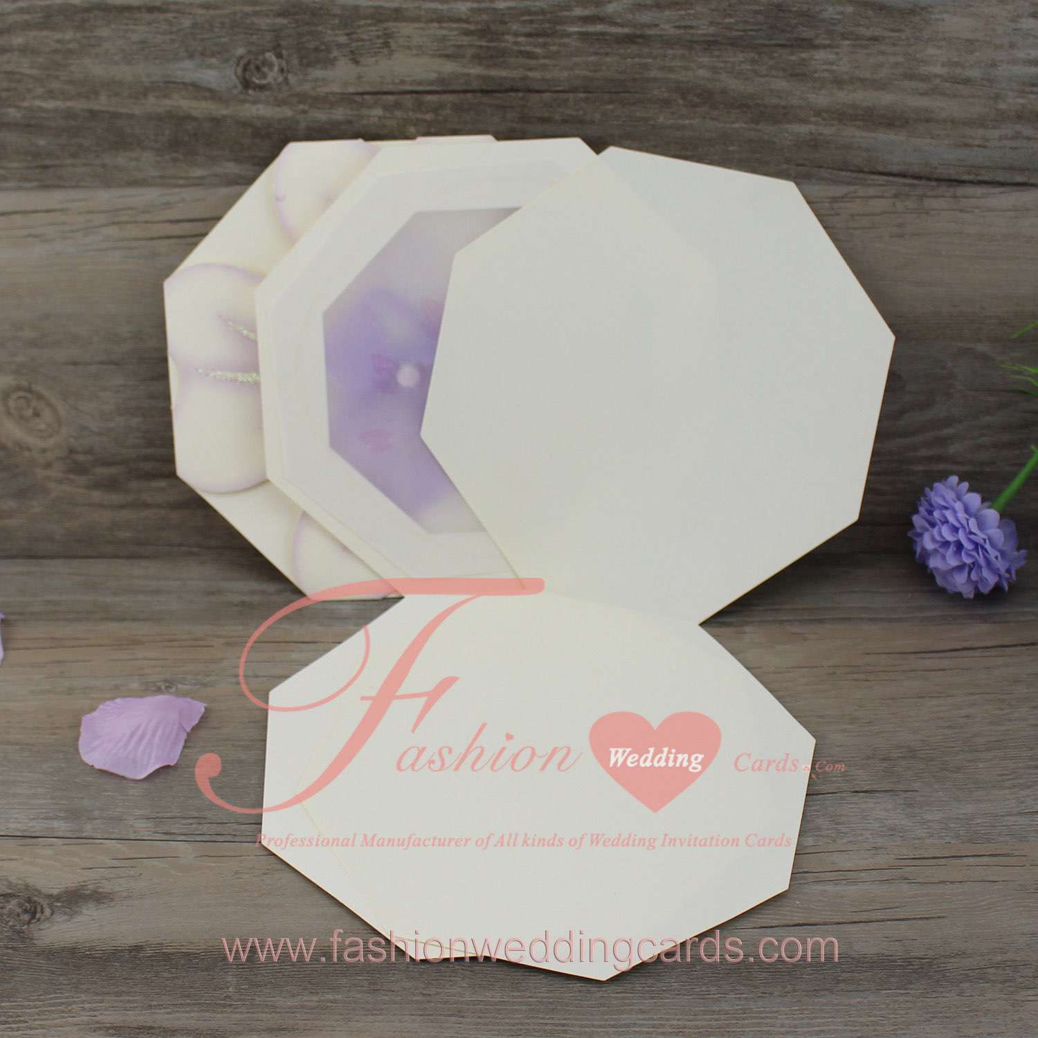 Unique Marriage Invitation with Ribbon